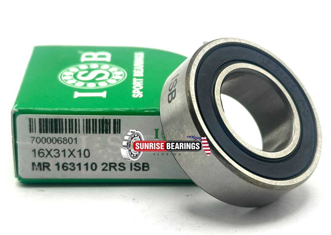 Isb Endurance Italy Mr163110 2Rs Ball Bearing Rubber Sealed 16X31X10 mm
