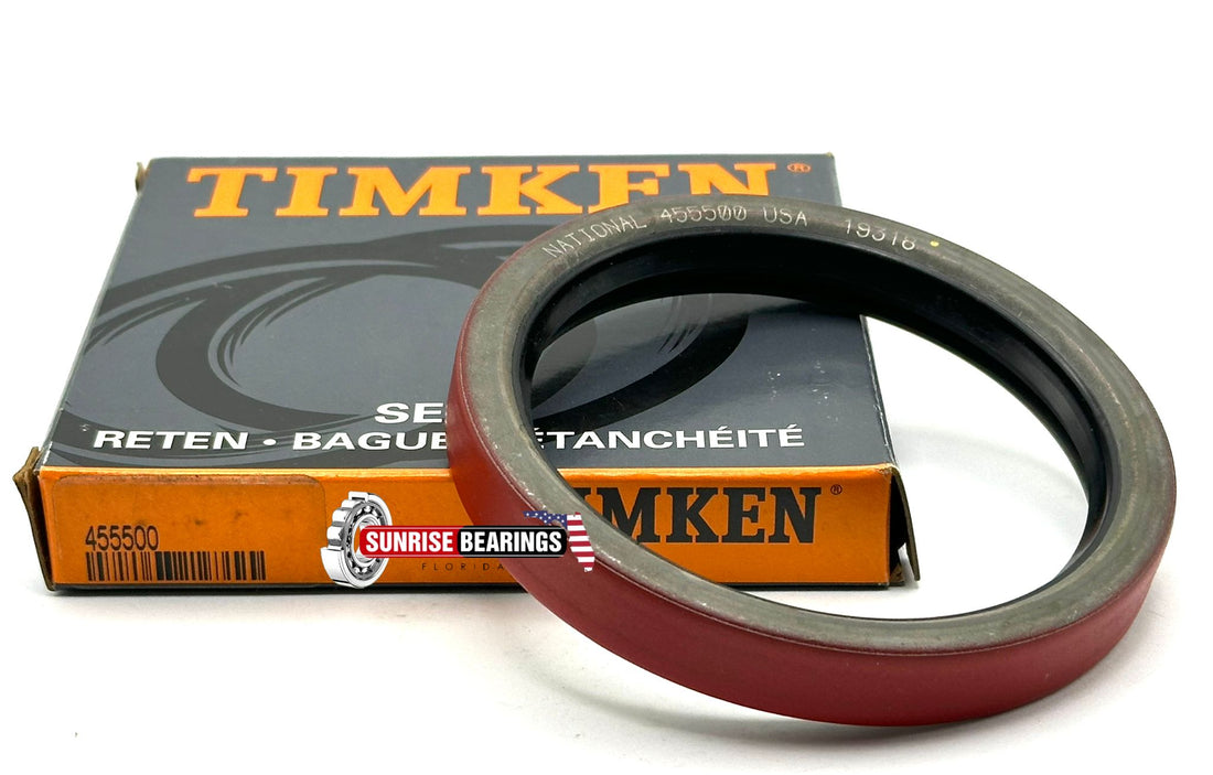 TIMKEN 455500 OIL SEAL with PRING 3.298" ID x 4.13" OD