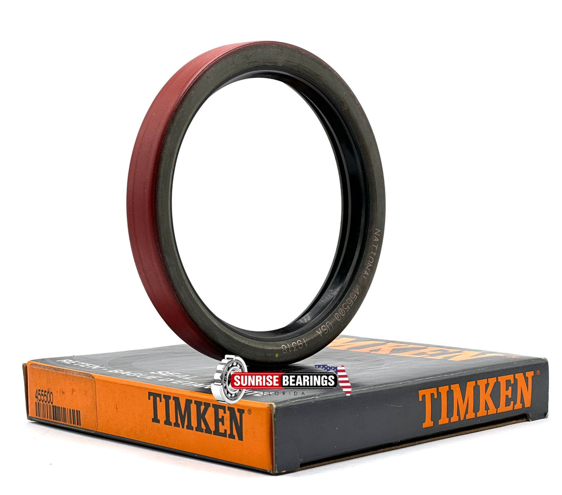 TIMKEN 455500 OIL SEAL with PRING 3.298" ID x 4.13" OD