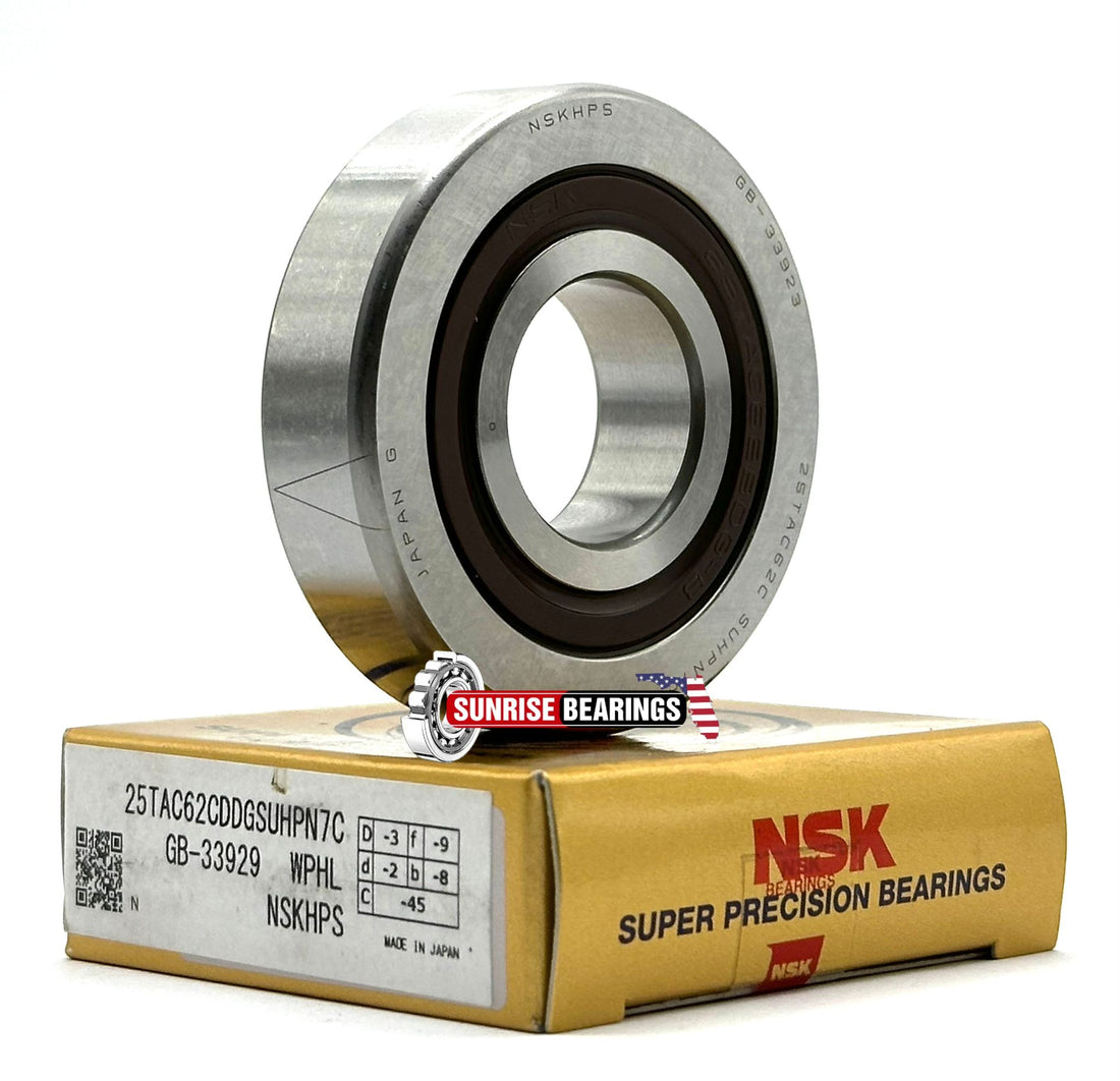 NSK 25TAC62CDDGSUHPN7C Ball Bearing, Angular Contact For Ball Screw Support