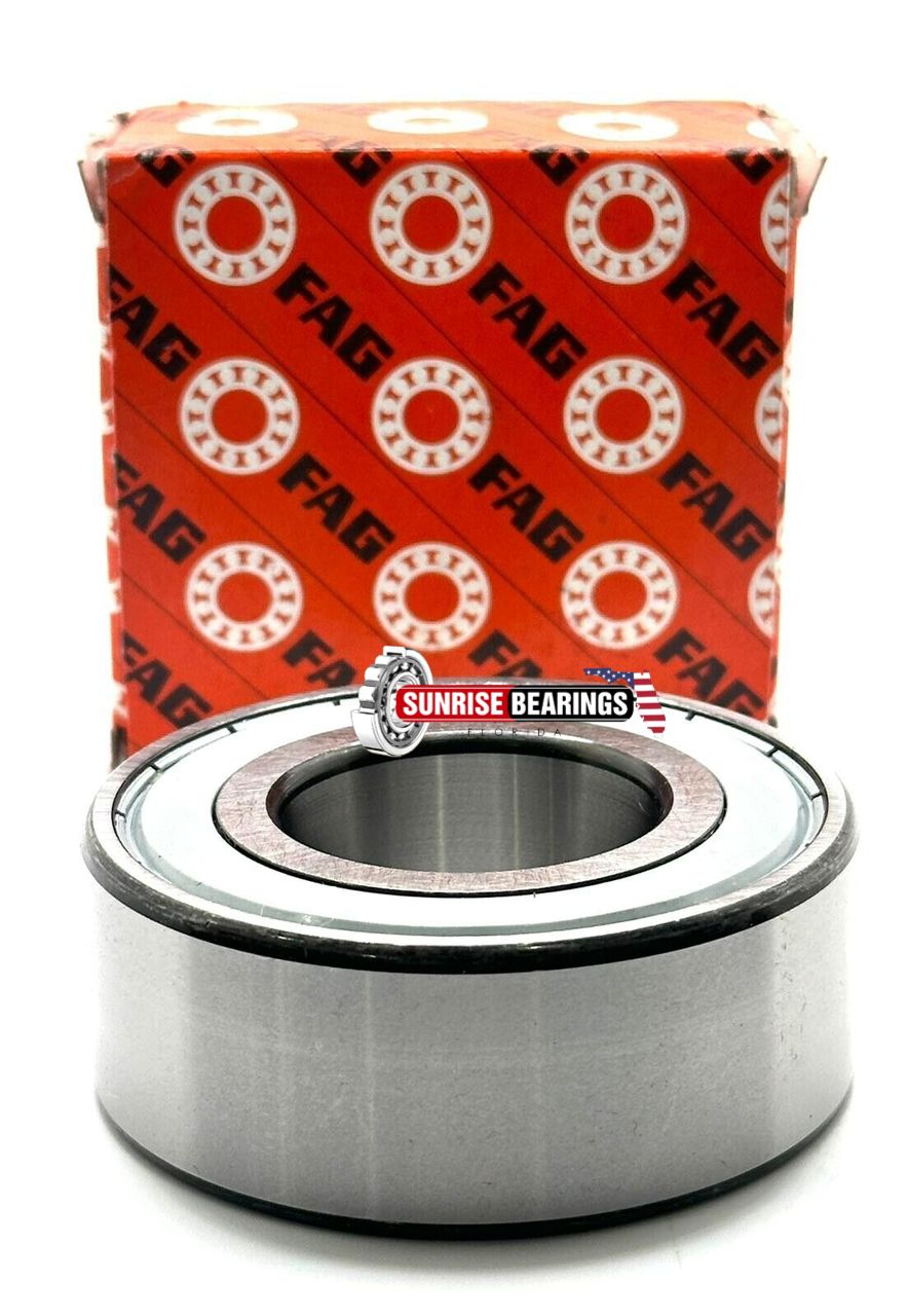 FAG 3207 BD ZZ / 2Z TVH Angular Contact Ball Bearing Metal Shielded 35x72x27 mm