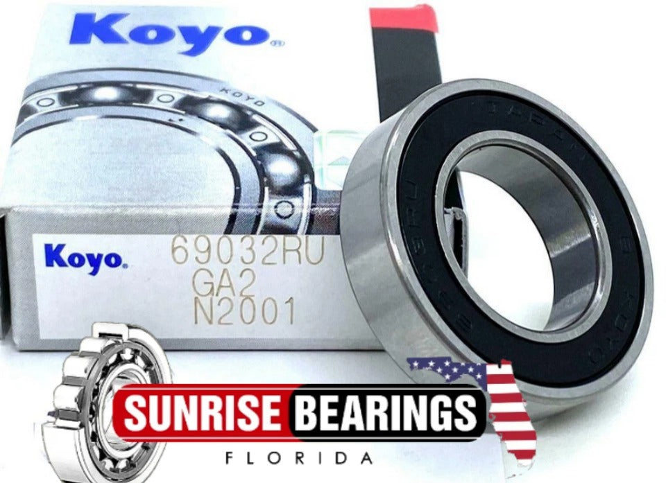 KOYO Japan 6903 2RS Deep Groove Ball Bearing, Rubber Sealed 17x30x7 mm