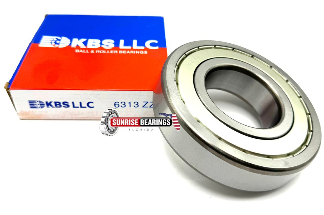 KBS 6313 ZZ DEEP GROOVE BALL BEARING, METAL SHIELDED 65x140x33 mm