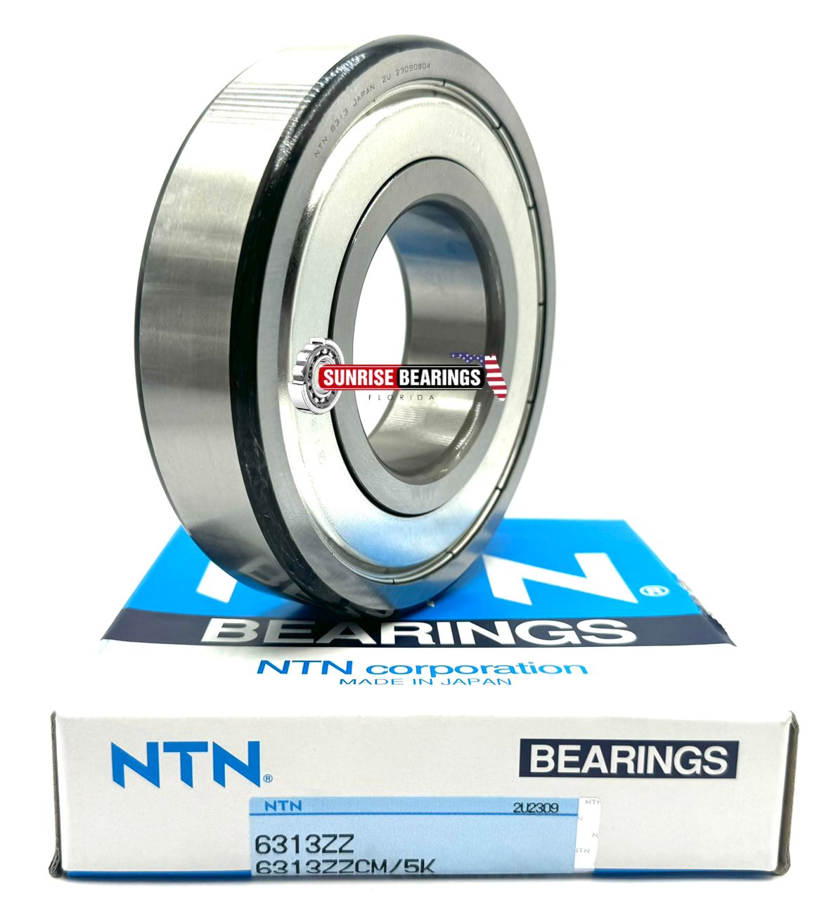 NTN Japan 6313 Zz C3 Deep Groove Ball Bearing, Metal Shielded