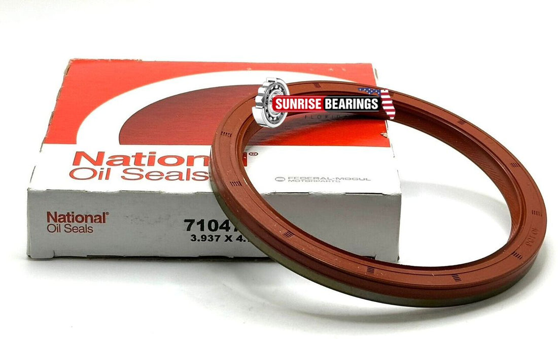 National Oil seal 710471 Crankshaft Seal - 3.937" x 4.724" x 0.374"