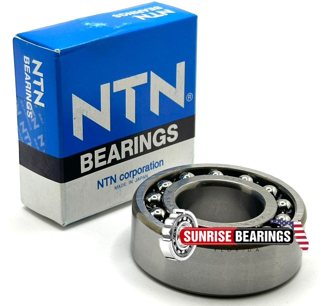 NTN JAPAN 2205 SELF-ALIGNING BALL BEARING 25x52x18 mm