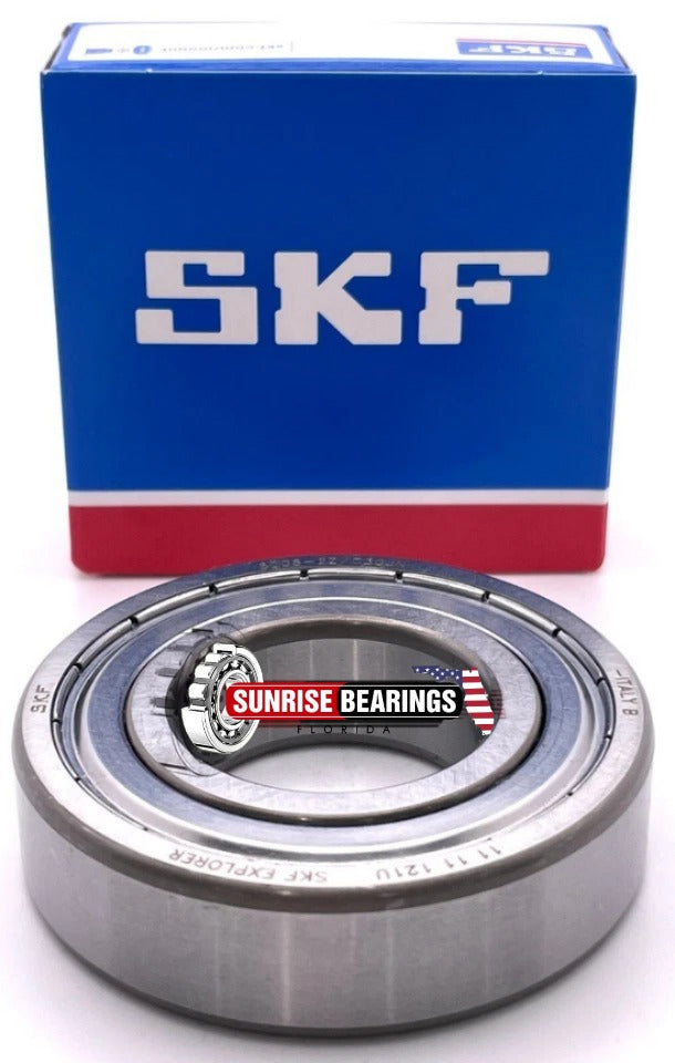 SKF  6206 ZZ Deep Groove Ball Bearing, Metal Shielded  30x62x16 mm
