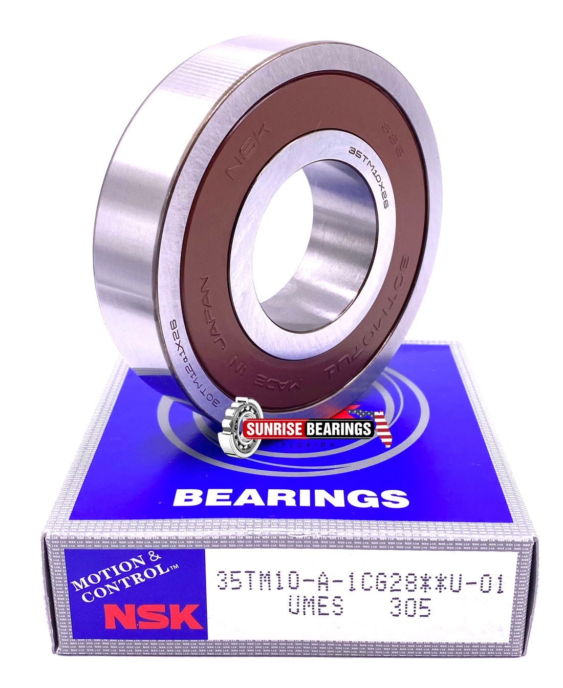 NSK 35TM10 A-1CG28 Ball Bearing for BMW 1224806 35x80x20 mm