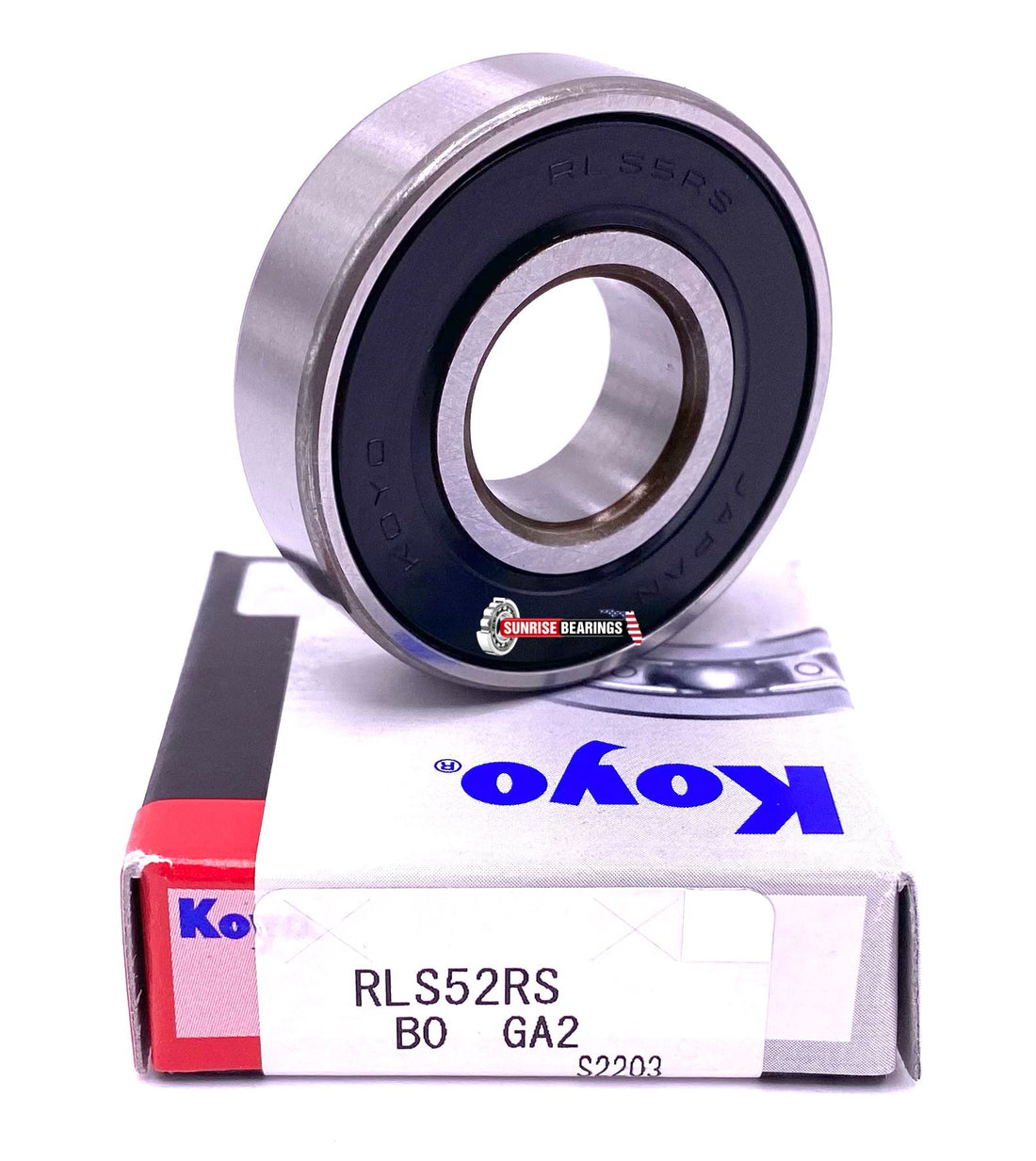 KOYO JTEKT Japan RLS5 2RS Ball Bearing, Rubber Sealed 5/8” x 1 9/16” x 7/16”