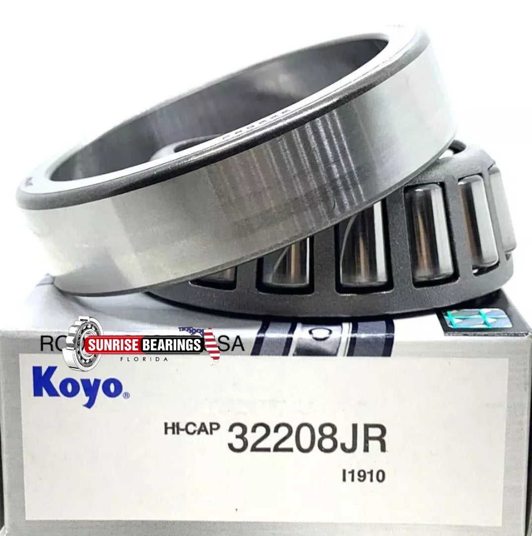KOYO Japan 30208 JR Tapered Roller Bearing Cup and Cone 40x80x24.25 mm