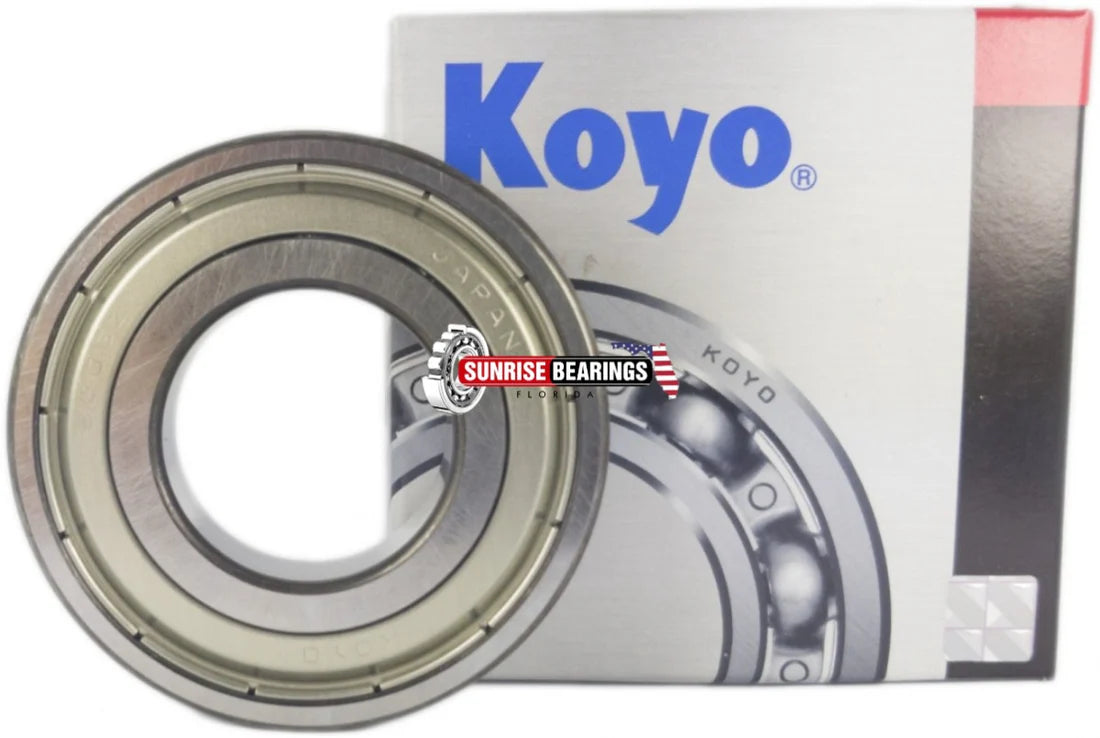 KOYO Japan 6214 ZZ C3 Deep Groove Ball Bearing, Metal Shielded 70x125x24 mm
