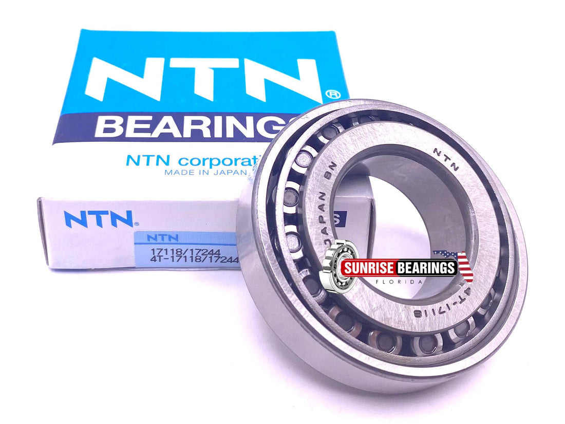NTN Japan 17118 17244 Tapered Roller Bearing 29.99 x 62 x 16.57 mm