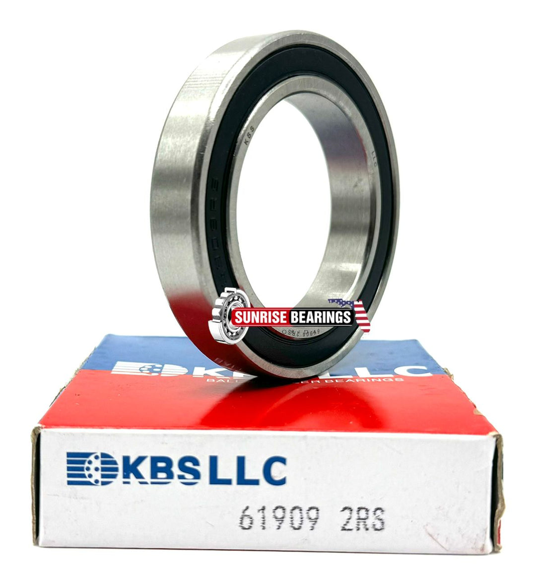 KBS 6909 2RS DEEP GROOVE BALL BEARING, RUBBER SEALDED 61909 45x68x12 mm