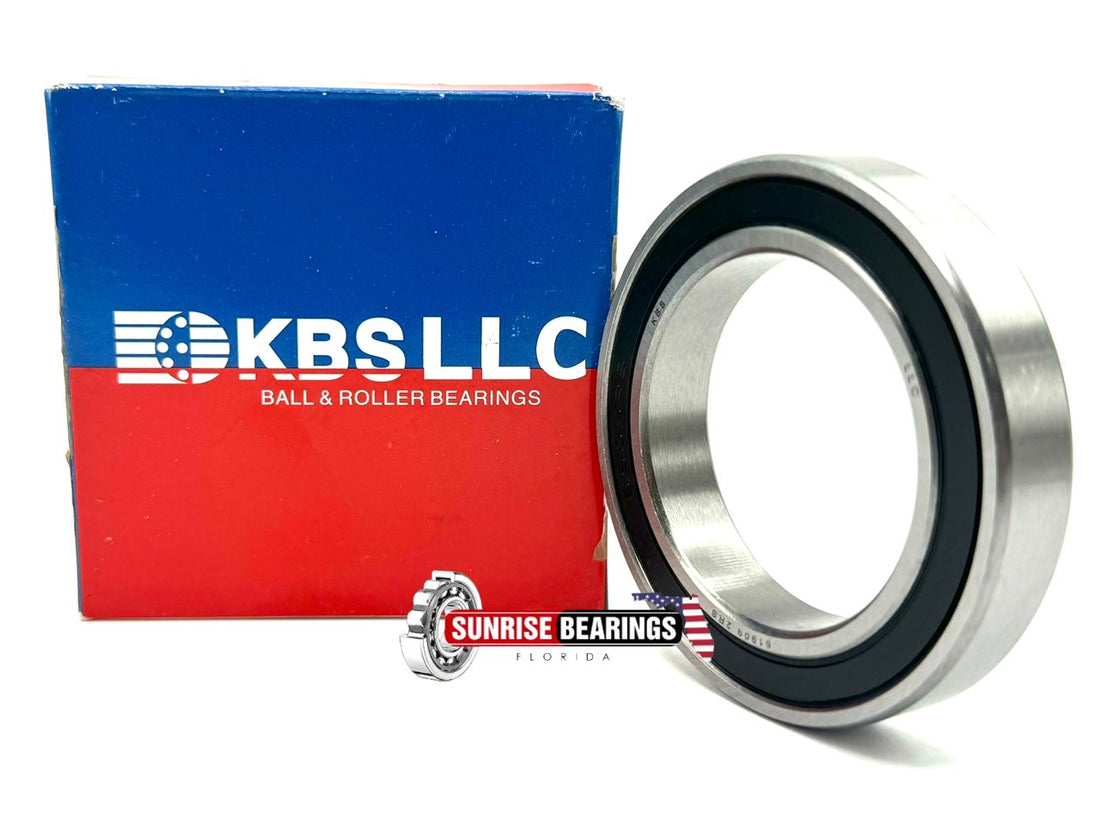 KBS 6909 2RS DEEP GROOVE BALL BEARING, RUBBER SEALDED 61909 45x68x12 mm