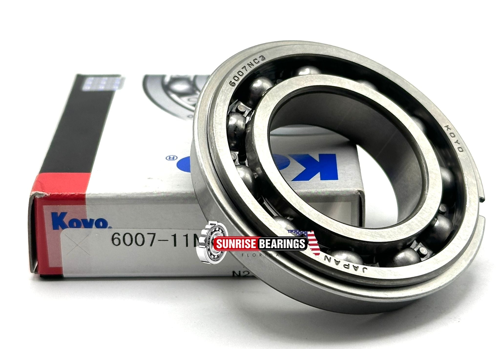 KOYO JAPAN 6007 11 NR BALL BEARING + SNAP RING SUZUKI 09262-35074