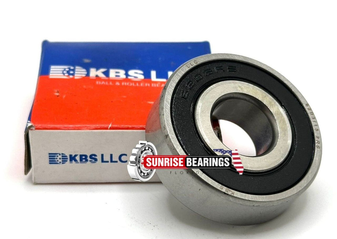 KBS 6203/15 2RS 6203-15 2RS BALL BEARING RUBBER SEALED SPECIAL BORE 15mm 15x40x1