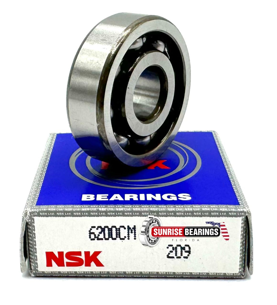 NSK Japan 6200 C3 Open Deep Groove Radial Ball Bearing, Open Type 10X30X9 Mm