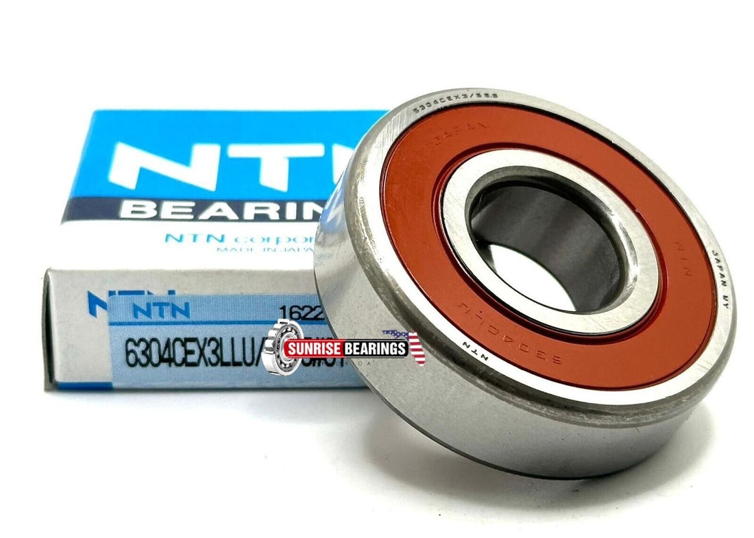 NTN 6304 CEX3 LLU/52.5 BALL BEARING, RUBBER SEALED 6304/52.5 2RS 20x52.5x15mm