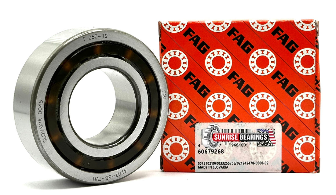 FAG 4207 BB TVH DEEP GROOVE BALL BEARING, DOUBLE ROW 35x72x23 mm