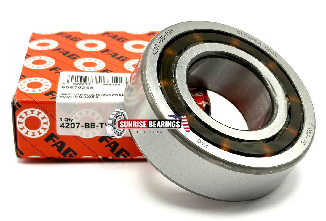 FAG 4207 BB TVH DEEP GROOVE BALL BEARING, DOUBLE ROW 35x72x23 mm