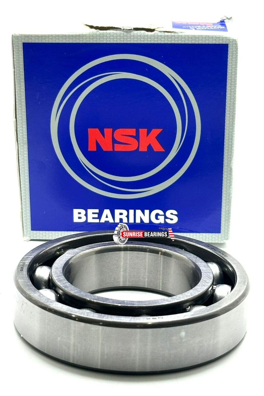 NSK 6210 Deep Groove Ball Bearing, Open Type, No Seals 50X90X20 mm