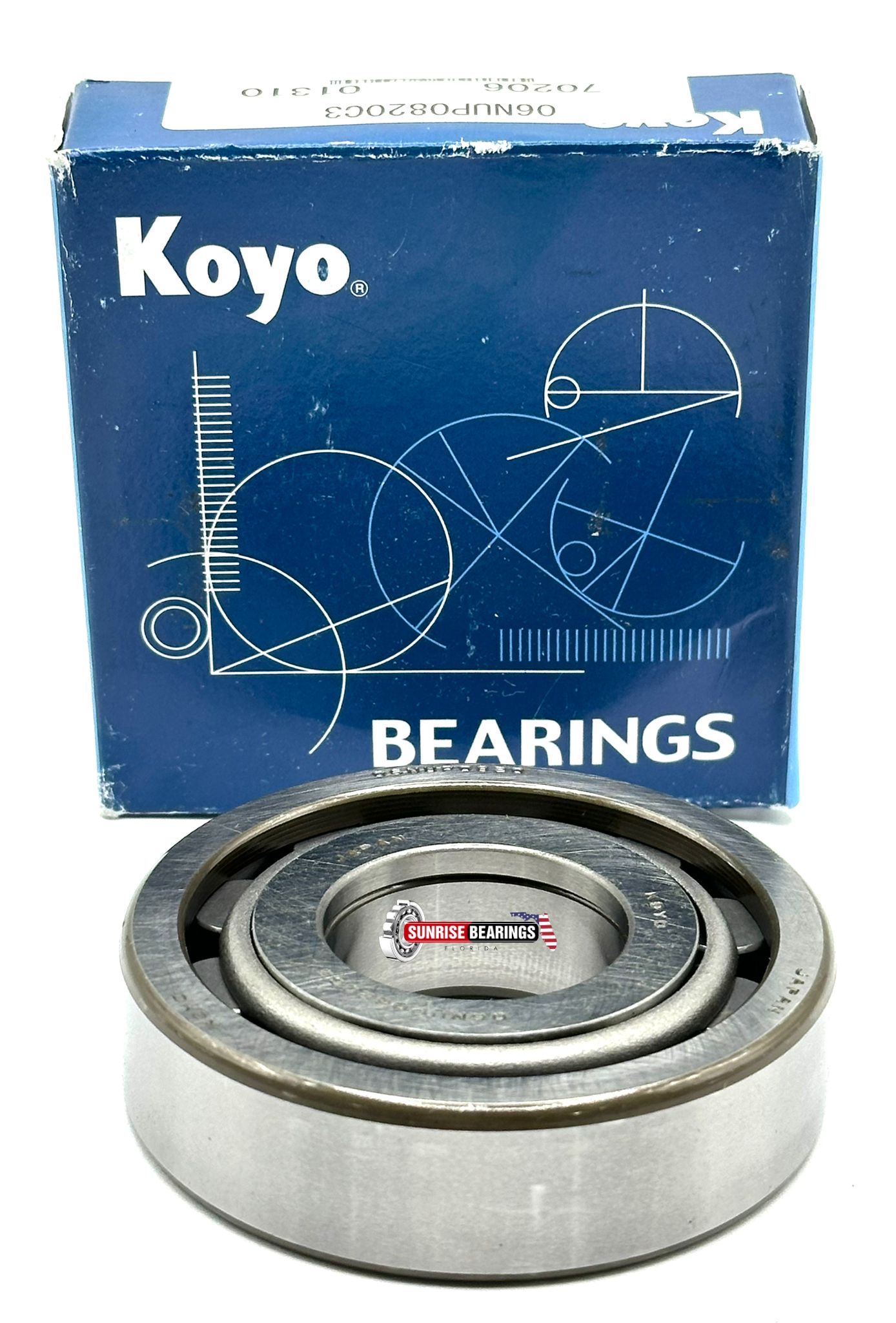 KOYO JAPAN 06NUP0820 C3 GEAR BEARING for TOYOTA 90365-32010