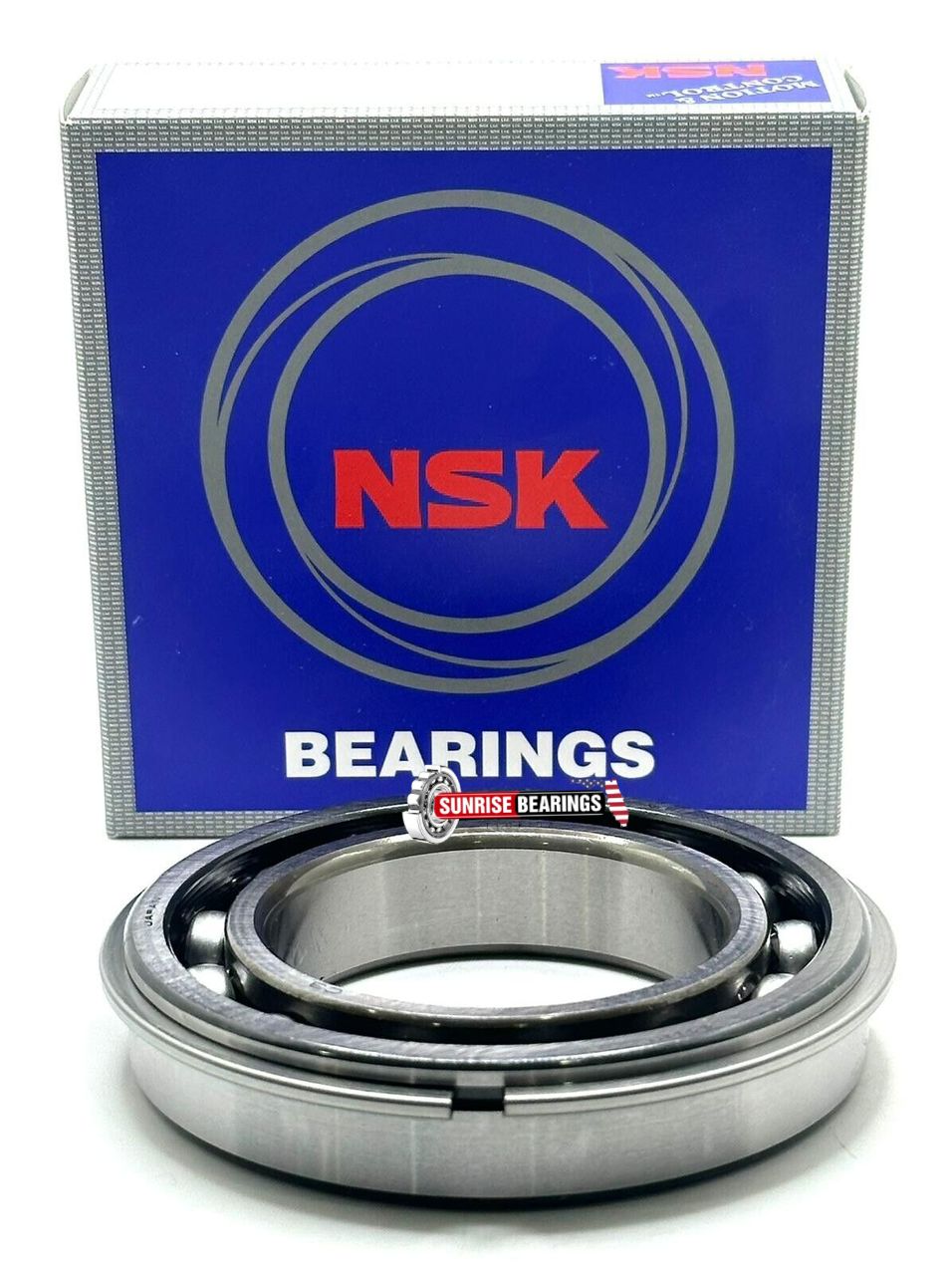 NSK 6011 Nr Ce Ball Bearing, Open Type, No Seals + Snap Ring 55X90X18 mm