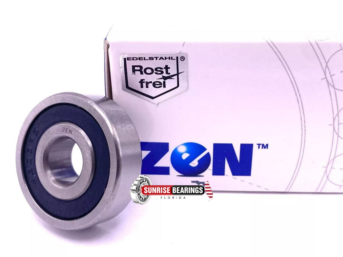 ZEN 6200 2RS C3 Deep Groove Ball Bearing, Rubber Sealed 10x30x9 mm