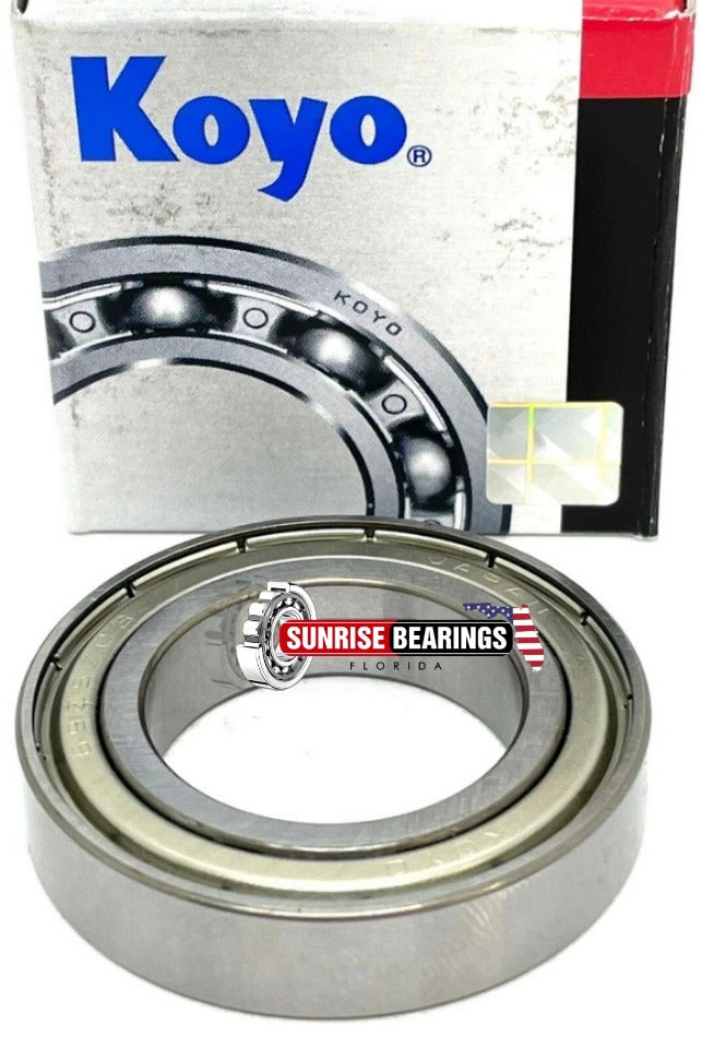 KOYO Japan 6905 ZZ Deep Groove Ball Bearing, Metal Shielded 25x42x9 mm