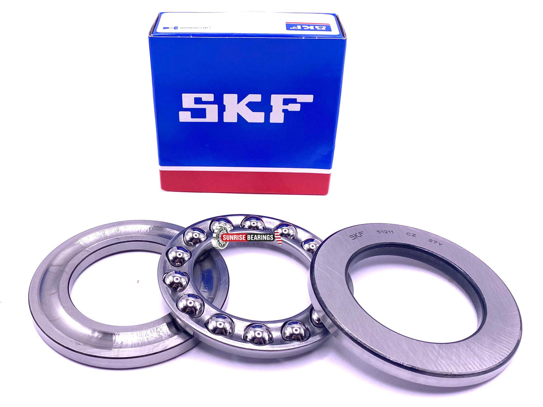 SKF 51211 Axial Deep Groove Ball Bearing 55x90x25 mm