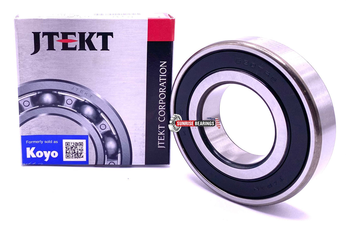 KOYO Japan 6207 2RS CM Deep Groove Ball Bearing, Rubber Sealed 35x72x