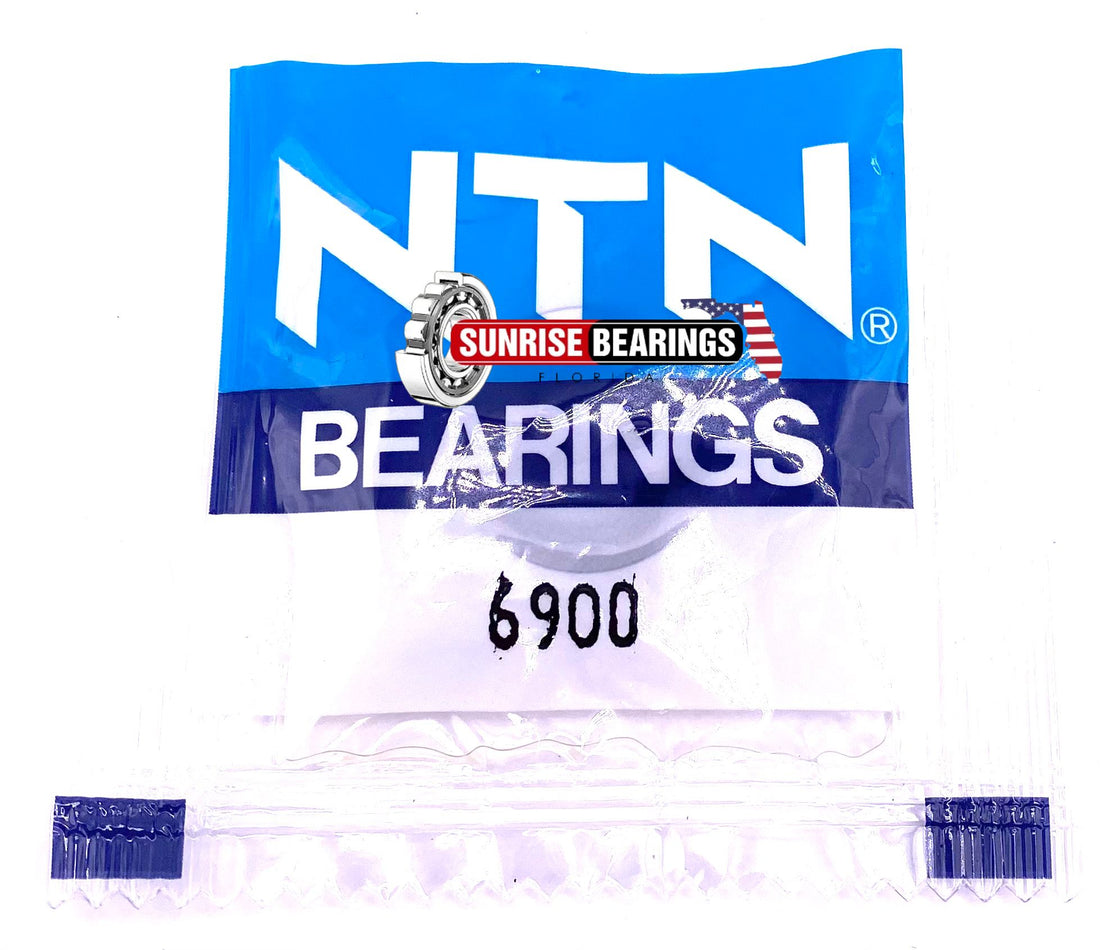 NTN JAPAN 6900 Deep Groove Ball Bearing, Open Type, No Seals 61900 10x22x6 mm