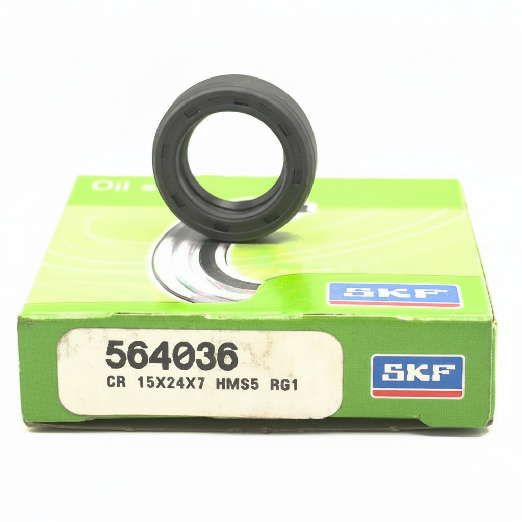 SKF 15X24X7 HMS5 RG1 Single Lip Oil Seal NBR Rubber 564036 15x24x7 mm