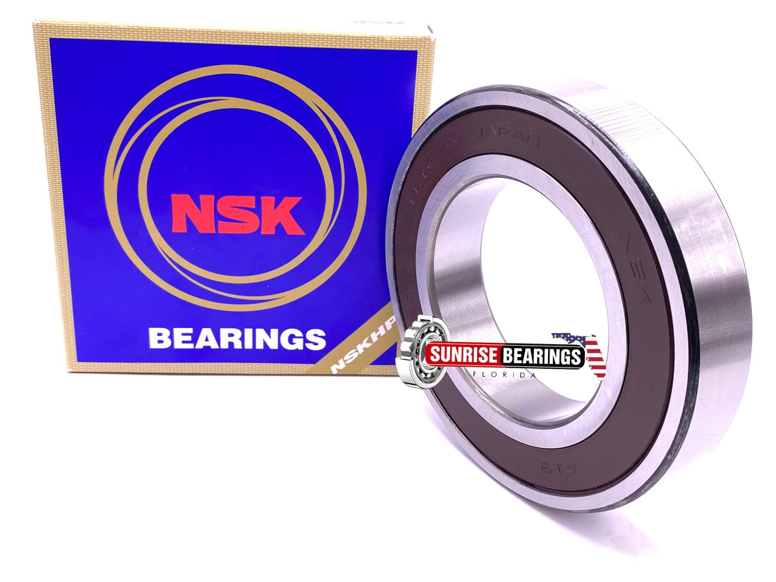 NSK 6215 DDU C3 Deep Groove Ball Bearing, Rubber Sealed 2RS LLU 75x130x25 mm