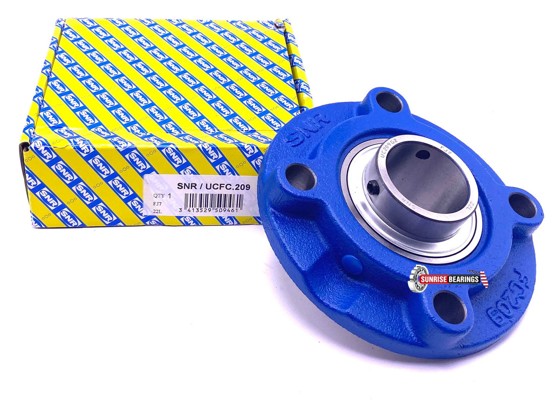 SNR UCFC209 Housing and Bearing Assembly UC209, YAR209-2F, FYC509 4