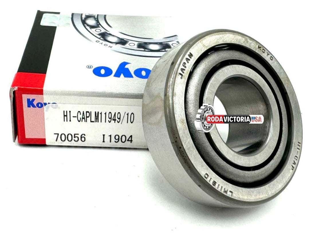KOYO Japan HI-CAPLM 11949 / 10 Tapered Roller Bearing Cup and Cone 19.050x45.237x15.494 mm