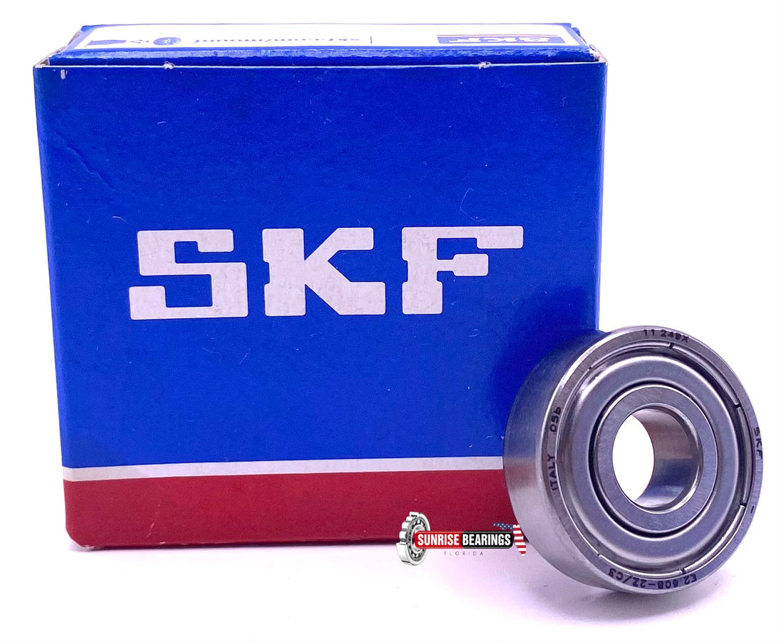 SKF E2.608 ZZ C3 Energy-Efficient Ball Bearing, Metal Shielded 8x22x7 mm