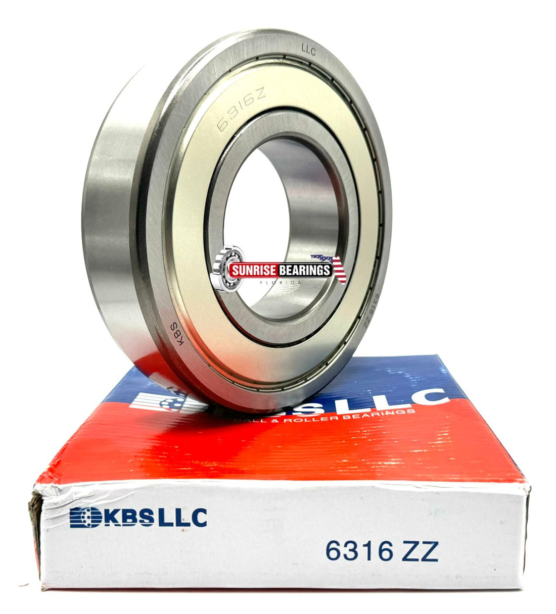 KBS 6316 ZZ DEEP GROOVE BALL BEARING, METAL SHIELDED 80x170x39 mm