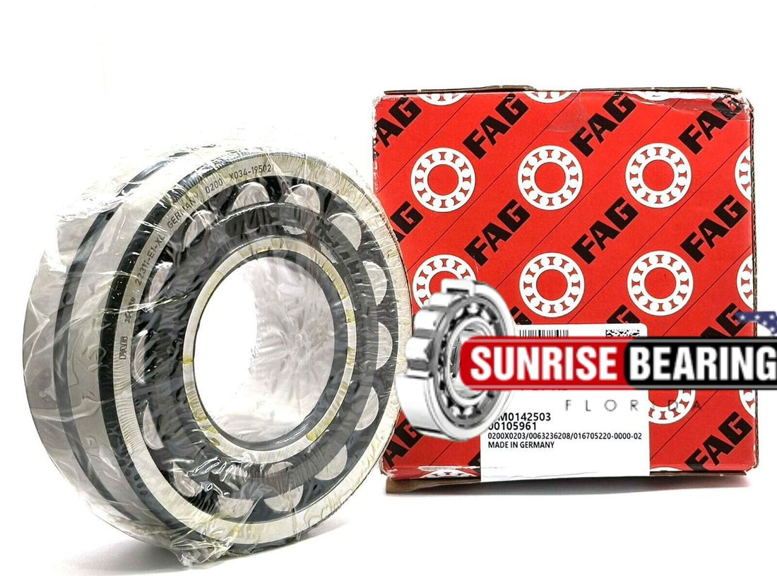 FAG Germany 22311 E1 A XL M C3 Spherical Roller Bearing 55x120x43 mm