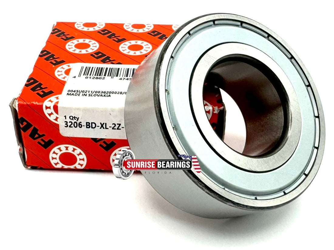 FAG - Angular contact ball bearings 3206 -BD-XL-2Z