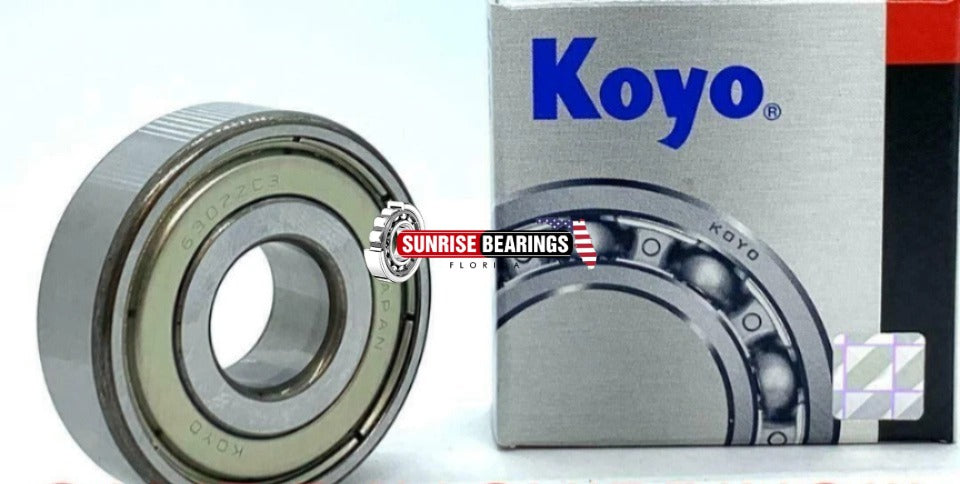 KOYO Japan 6302 ZZ C3 Deep Groove Ball Bearing, Metal Shielded 15x42x13 mm
