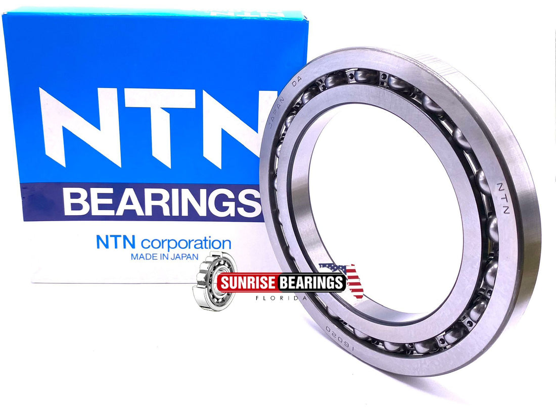 NTN Japan 16020 Deep Groove Ball Bearing, Open Type, No Seals 100x150x16 mm