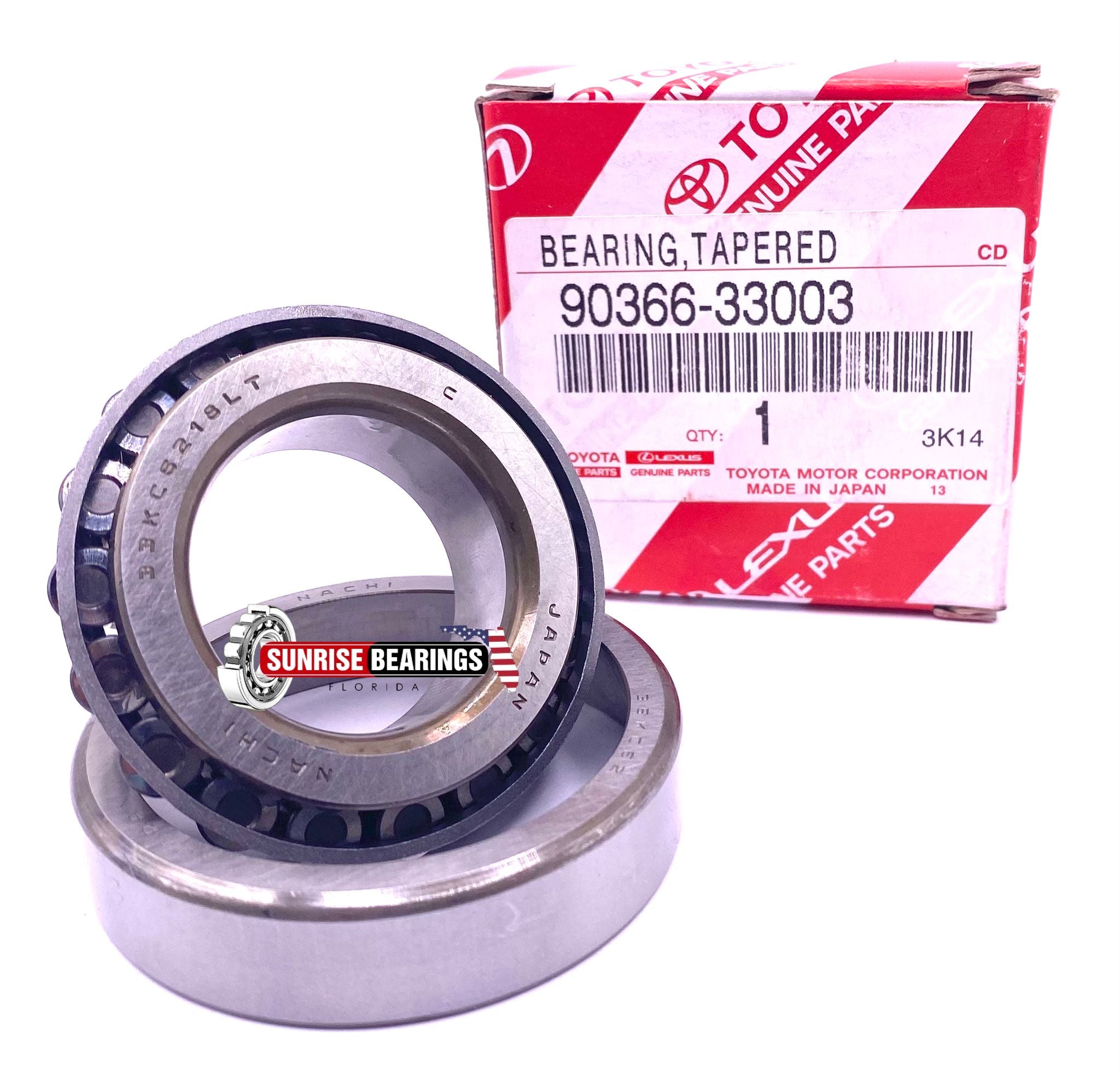 NACHI JAPAN 35KC6218 Transfer Pinion Bearing for TOYOTA 90366