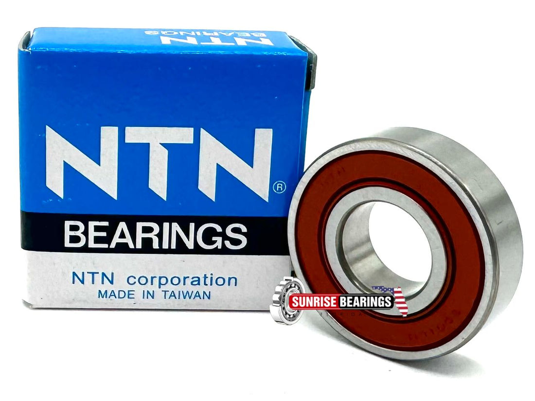 NTN 6001 LLU C3 DEEP GROOVE BALL BEARING, RUBBER SEALED 12x28x8 mm 6001DDU 6001