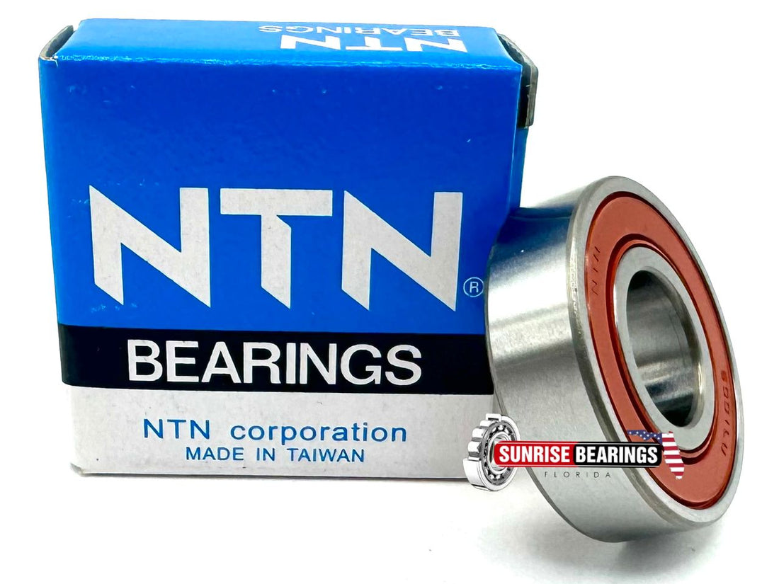 NTN 6001 LLU C3 DEEP GROOVE BALL BEARING, RUBBER SEALED 12x28x8 mm 6001DDU 6001