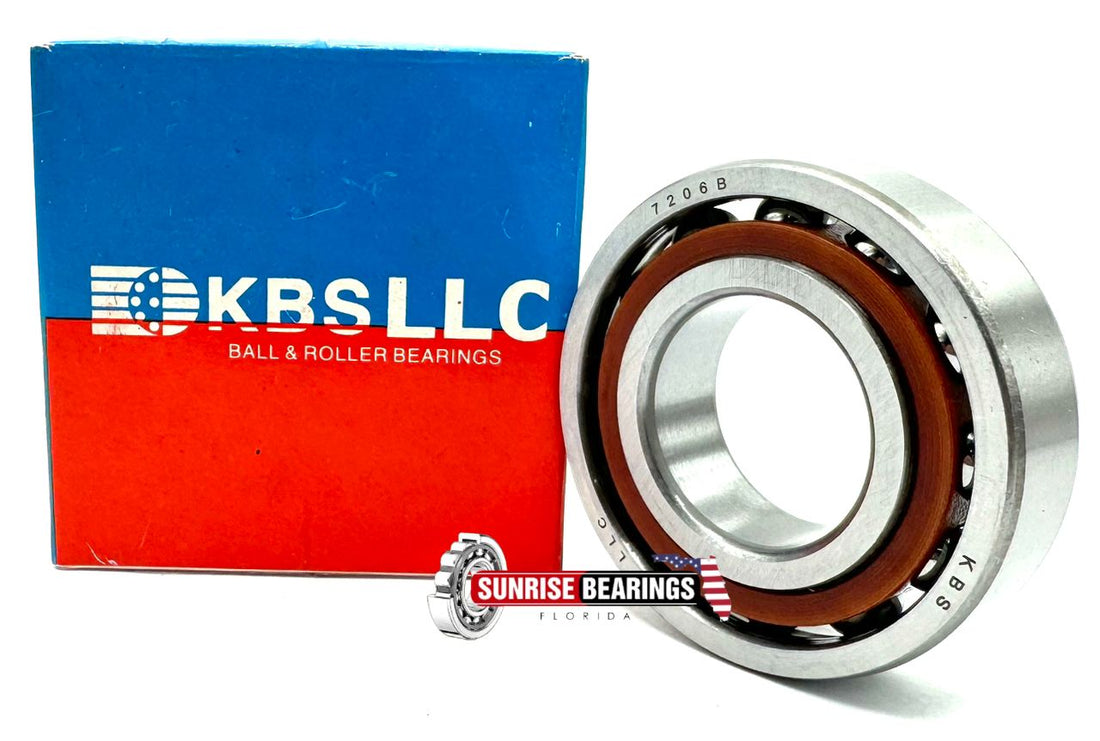 KBS 7206B ANGULAR CONTACT BALL BEARING 30x62x16 mm