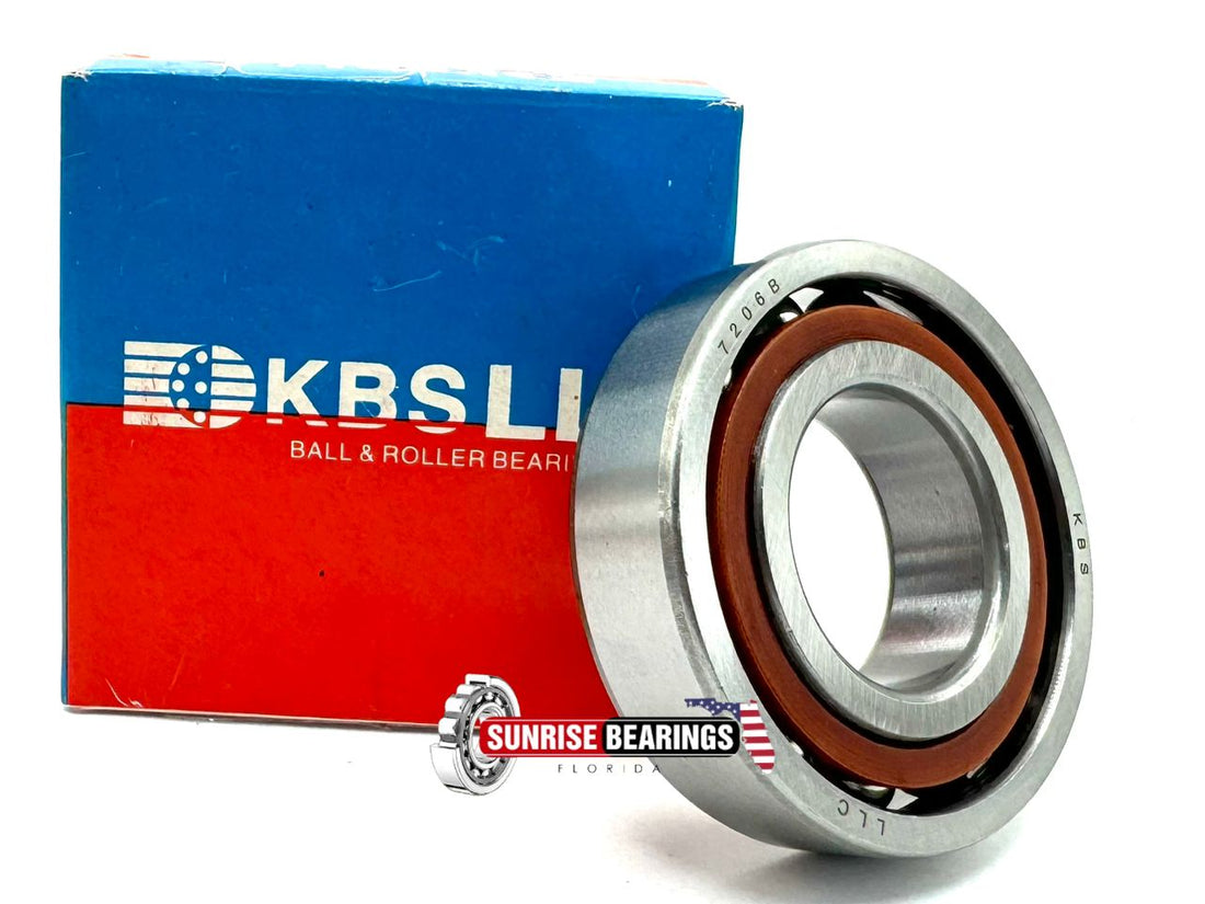 KBS 7206B ANGULAR CONTACT BALL BEARING 30x62x16 mm