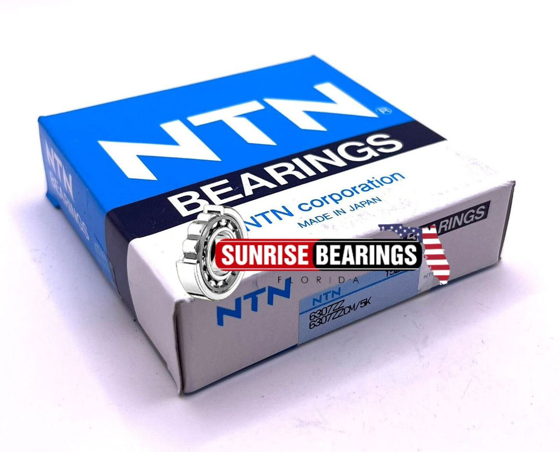 Ntn Japan 6307 Zz Cm/5K Deep Groove Ball Bearing, Metal Shielded 35X80X21 mm