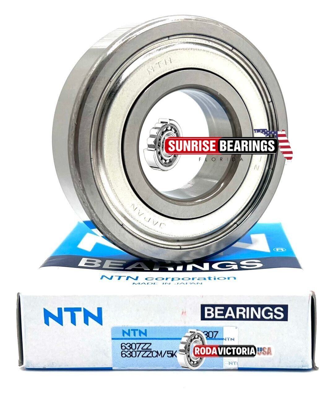 Ntn Japan 6307 Zz Cm/5K Deep Groove Ball Bearing, Metal Shielded 35X80X21 mm