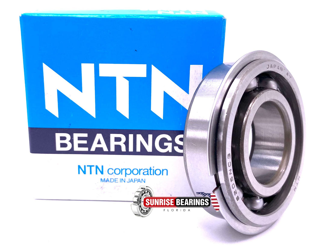 NTN Japan 6205 NR C3 Ball Bearing, Open Type + Snap Ring 25x52x15 mm